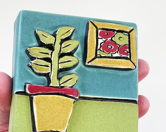clique tile - house plant