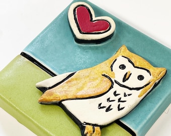 clique tile - owl
