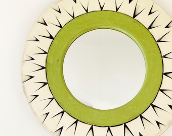 mirror - green textured