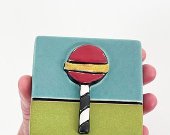 clique tile - lollipop stripe
