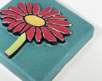 clique tile - flower power