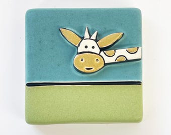 clique tile - giraffe