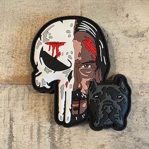 Wick Punisher mashup PVC patch