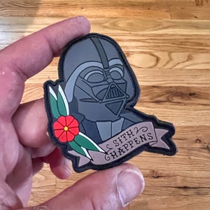 Traditioneller American Darth PVC Aufnäher