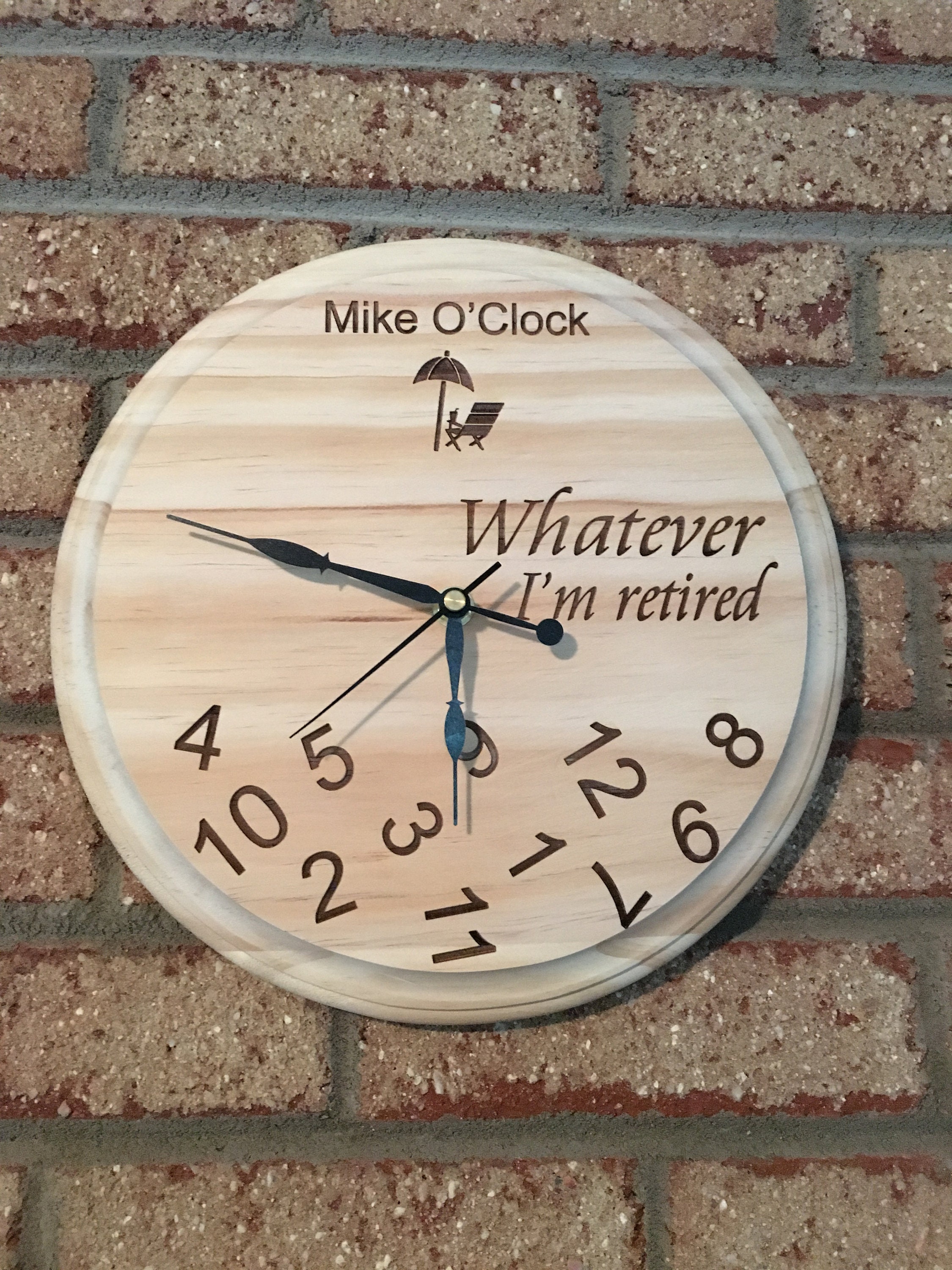 Orologio da pensione umorismo qualunque cosa chi se ne | Etsy Italia
