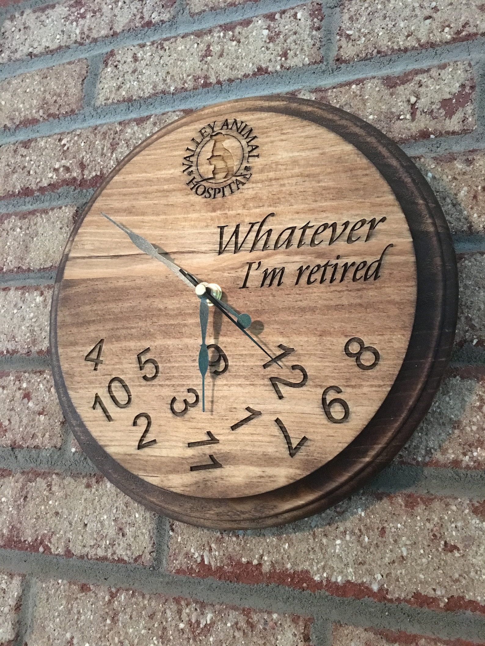 Wooden wall clock Farewell Gifts for Coworkers