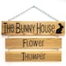 Personalized Cedar Bunny Hutch Sign: Outdoor Rabbit Name Sign - Etsy