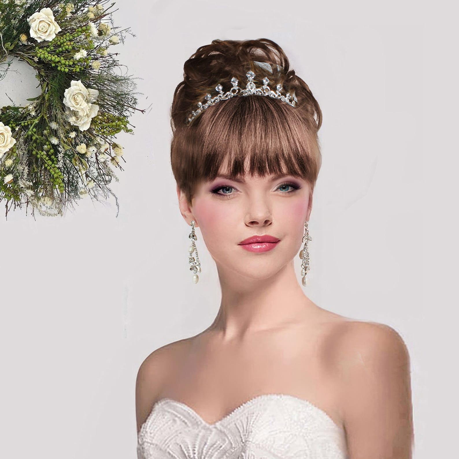 Tiaras de la boda para las novias tiara de la boda de la Etsy