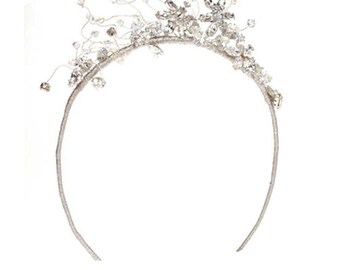 Handcrafted Crystal Headpiece for Brides |Sparkle on Your Wedding Day | Caitlyn