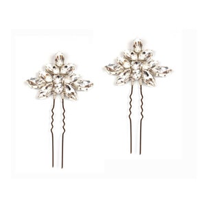 Wedding Hairpins |  Crystal Hairpins | Grace