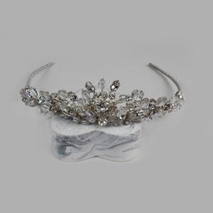 Elegant Bridal Tiara | Sparkling Bridal Headpiece | Dante