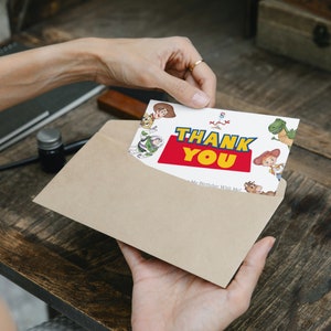Toy Story Geburtstag DANKE Sofortiger Download personalisierte druckbare bearbeitbare Vorlage Digital oder gedruckt einladen, DIGITALER Download