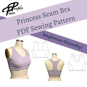 Princess Seam Bra PDF Sewing Pattern