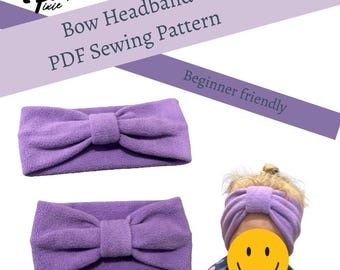 Bow Headband PDF Sewing Pattern