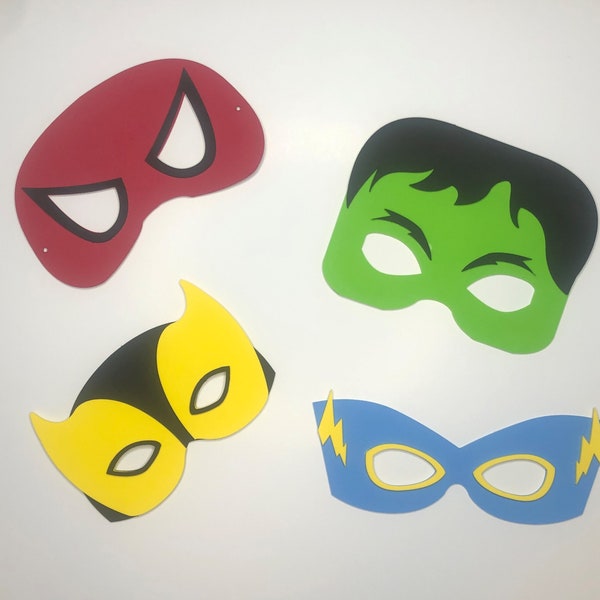 Super Hero Face Masks