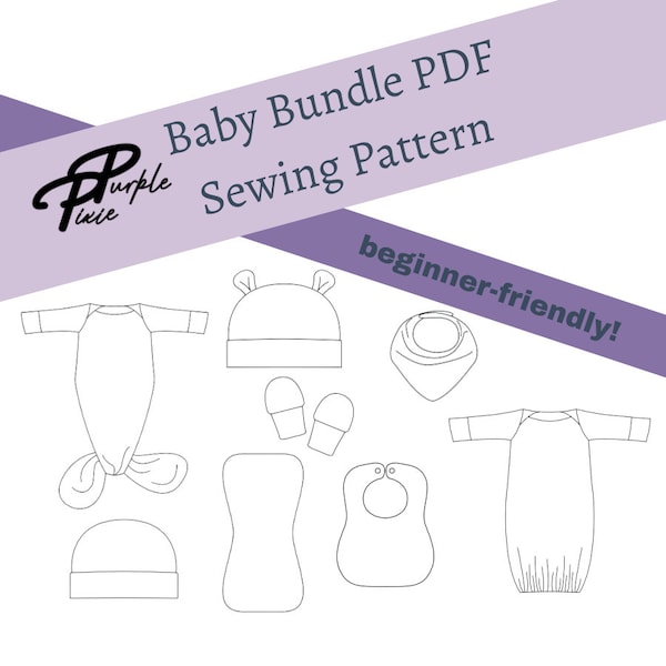 Baby Bundle PDF Sewing Pattern