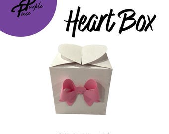 Valentine Heart Box SVG | Cricut & Silhouette Template | Printable Candy Box | Digital Download