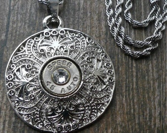 Round Decorative Bullet Necklace