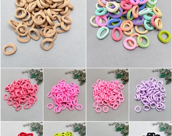 Gentle Toddler Hair Elastics 75 Pcs, Colorful Mini Seamless Hair Bands, European Quality Baby Hair Accessories Pack, Snag Free Hold