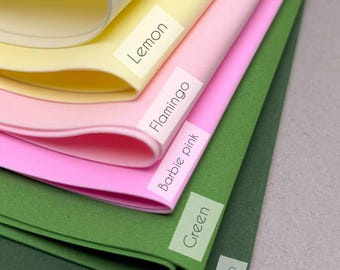 Craft EVA Foam Sheets Set of 5, Foam Paper for Flower Making, Moldable Floral Supplies, 12x28 Inch Sheets for Botanical Craft