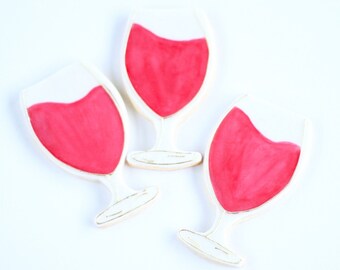 I Love Dick Heart Wine Glass Charm Drink Marker