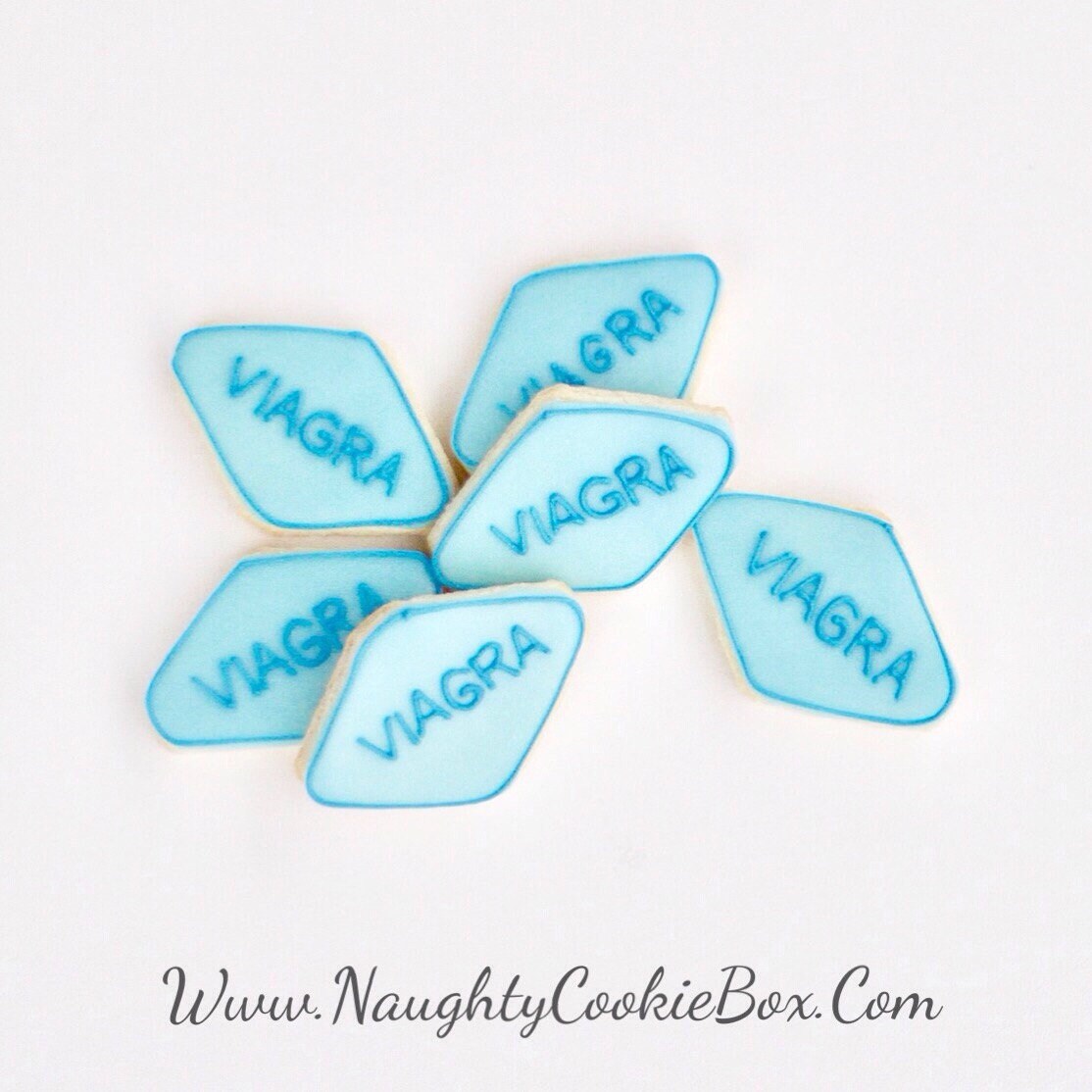 1 Dz. Little Blue Pill viagra Prank Cookies. There is NO | Etsy