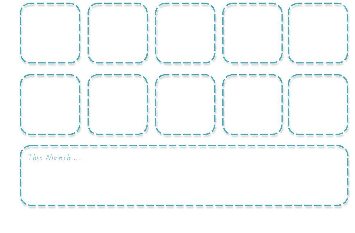 Printable Monthly Calendar Teacher - Etsy