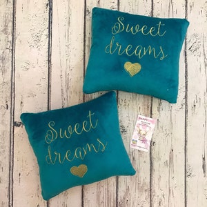 Almohada verde azulado personalizada Juguete para perro Regalo para perro Almohada para perros Regalo personalizado para perros Regalo para perros Regalo para perros Regalo para amantes de los perros