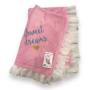 Baby pink blanket for dog  Personalized dog plaid Puppy blanket Personalized blanket for dog Custom made blanket Luxury dog blanket