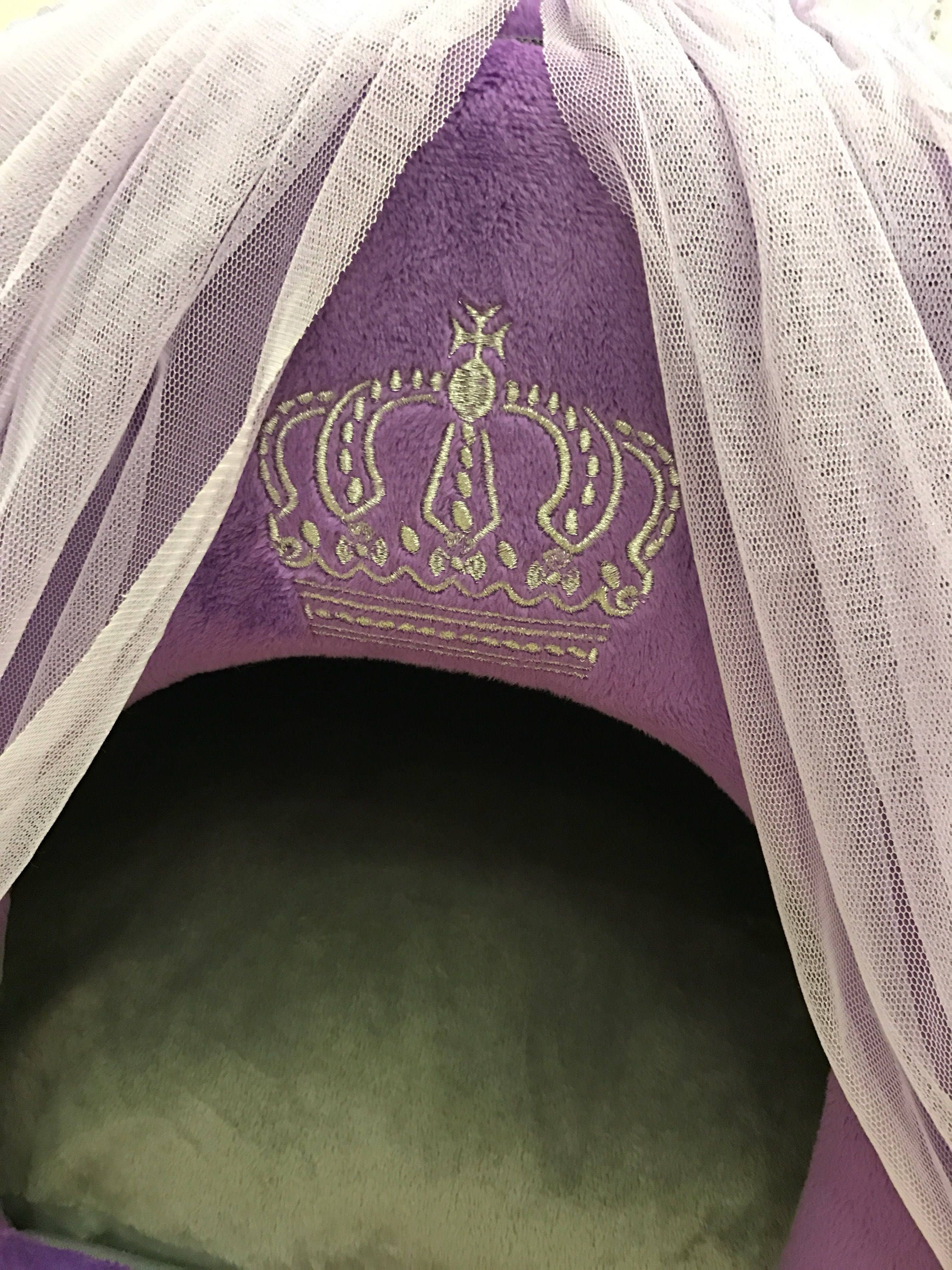 Purple dog house Designer dog bed purple Custom made violet Etsy