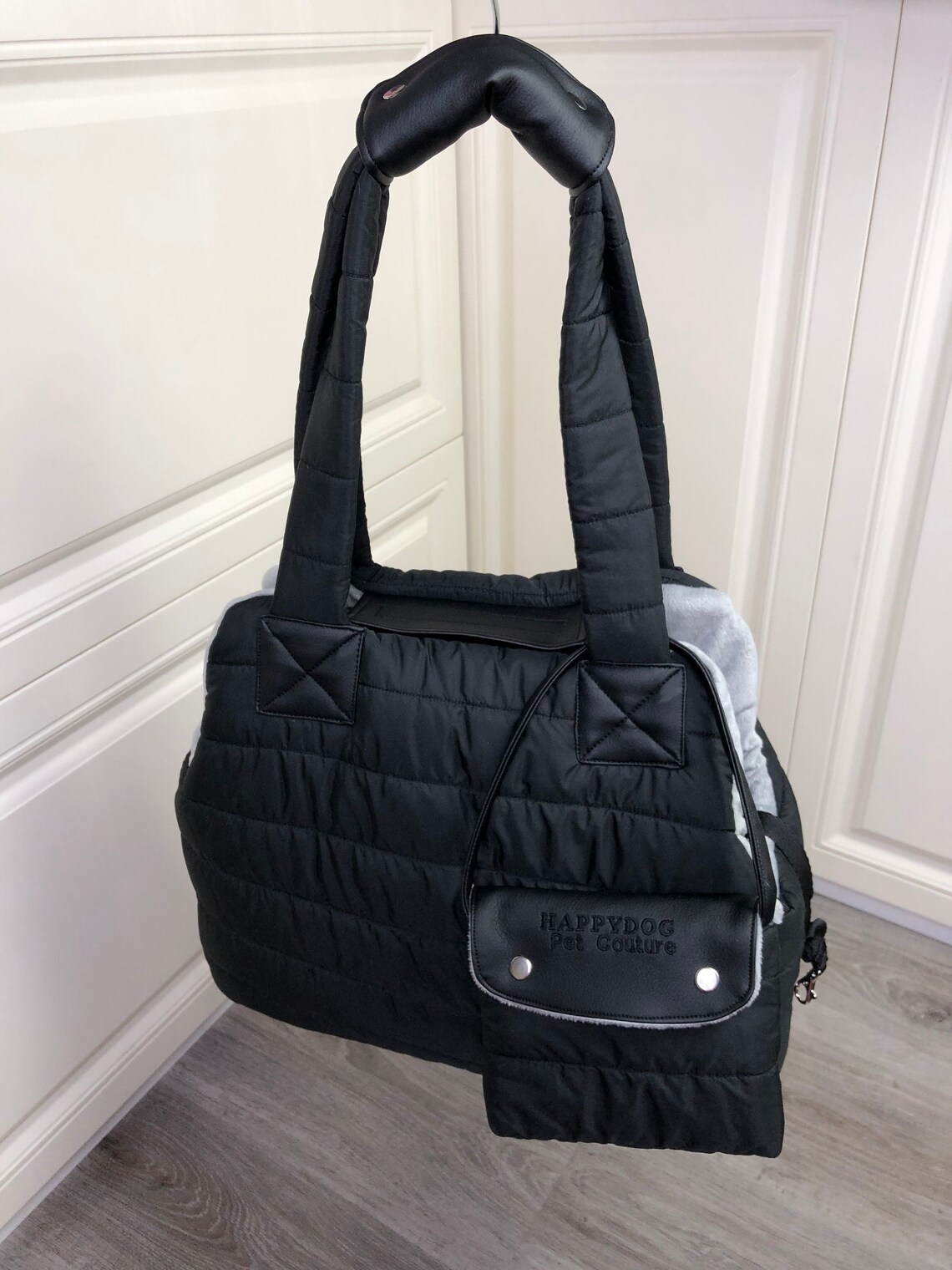 Designer Denim Dog Backpack Carrier main image 0