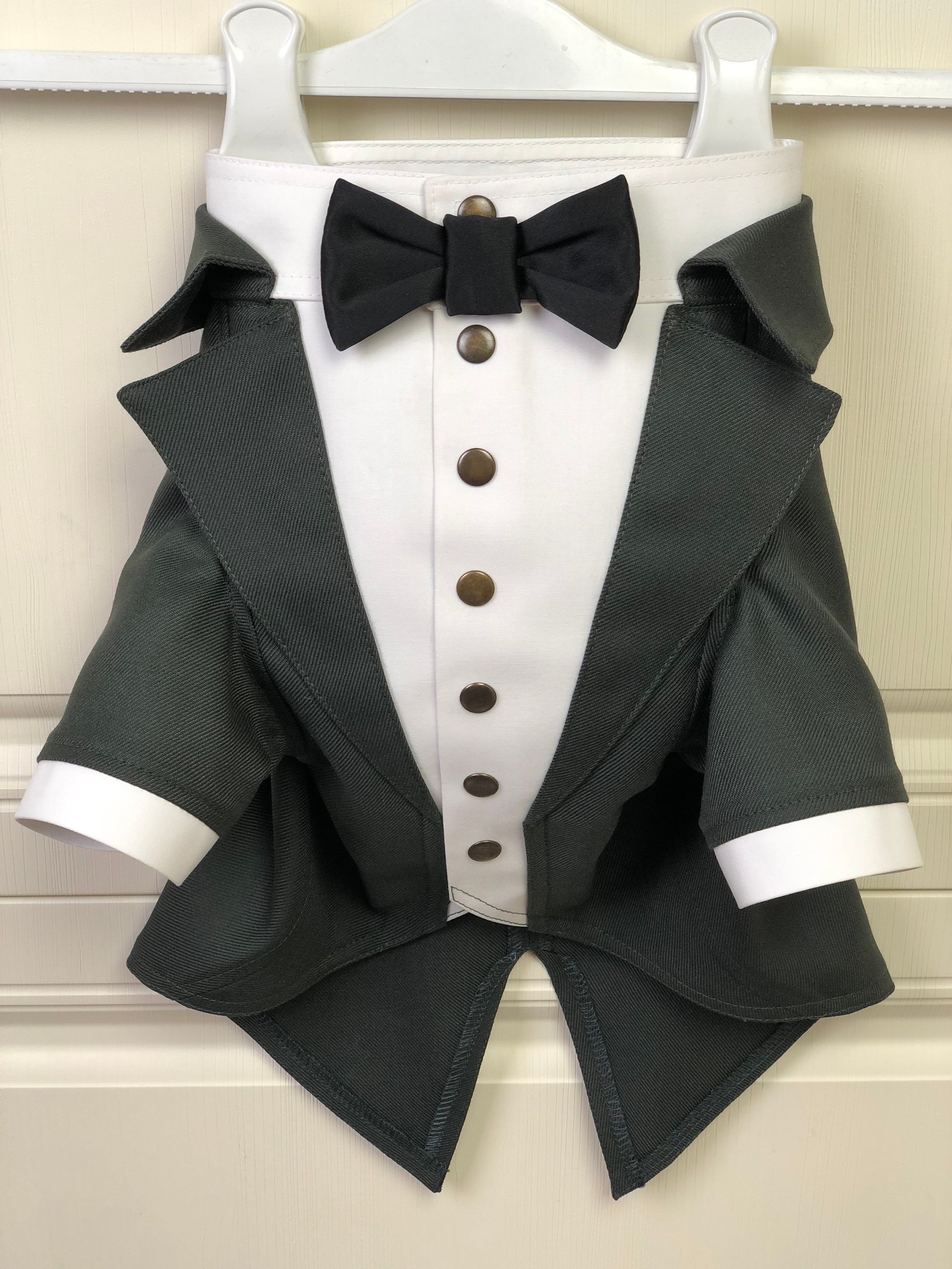 Khaki Hund Smoking mit erröten Fliege Hund Hochzeit Kleidung Etsy