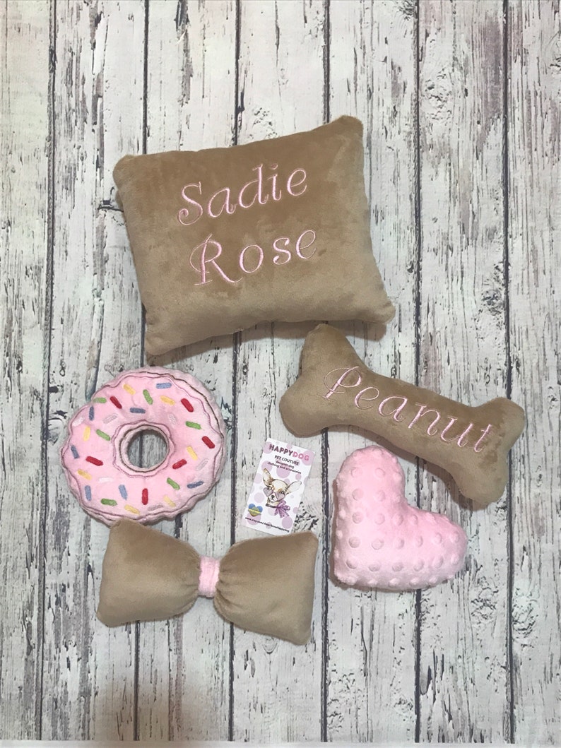 Doughnut Dog Toy Dog Donut Shaped Toy Princess Dog Toy Gift Etsy