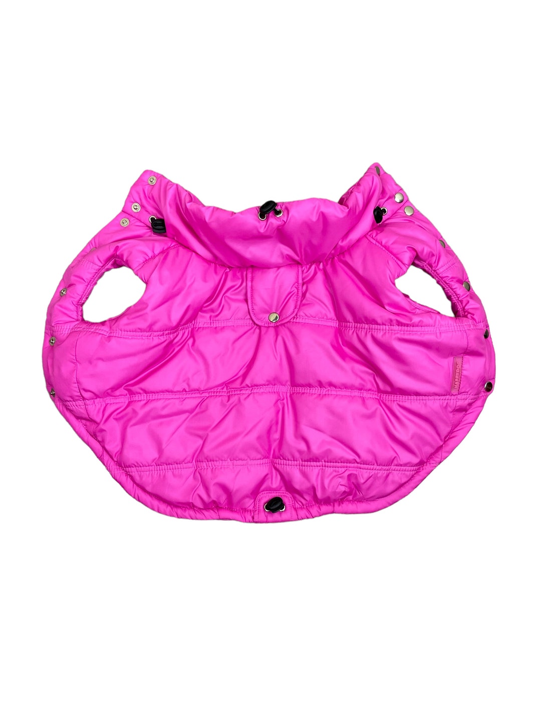 Hot Pink Puffer Dog Jacket Blush Dog Coat Padded Dog Vest Designer Dog