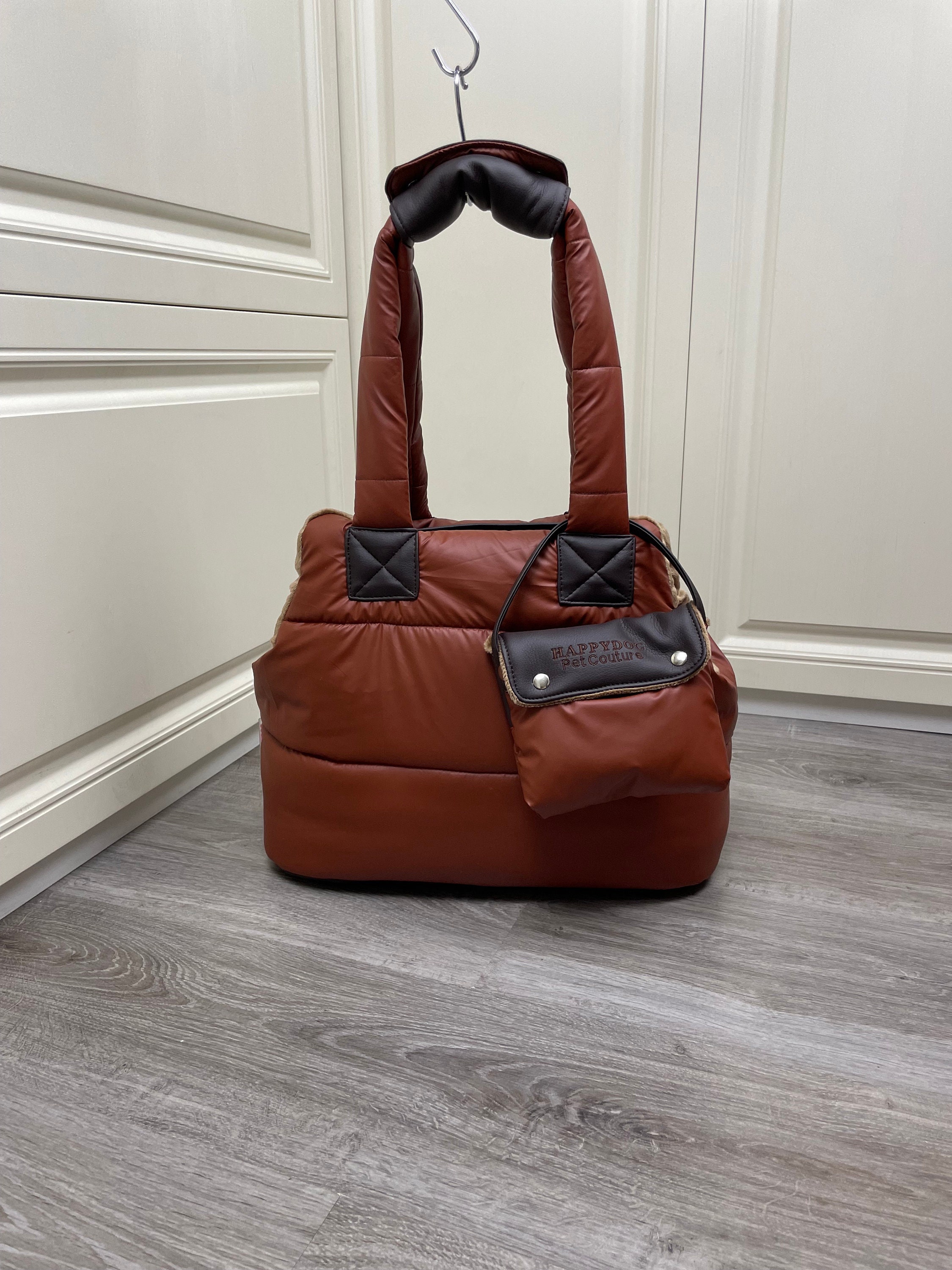 Chewy Brown Designer Dog Bag Handbag