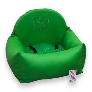 Groene autostoel voor hond Ecoleren autostoeltje voor huisdieren Luxe gele autostoeltje Designer hondenautostoeltje Luxe hondenbed voor op reis Custom autostoeltje