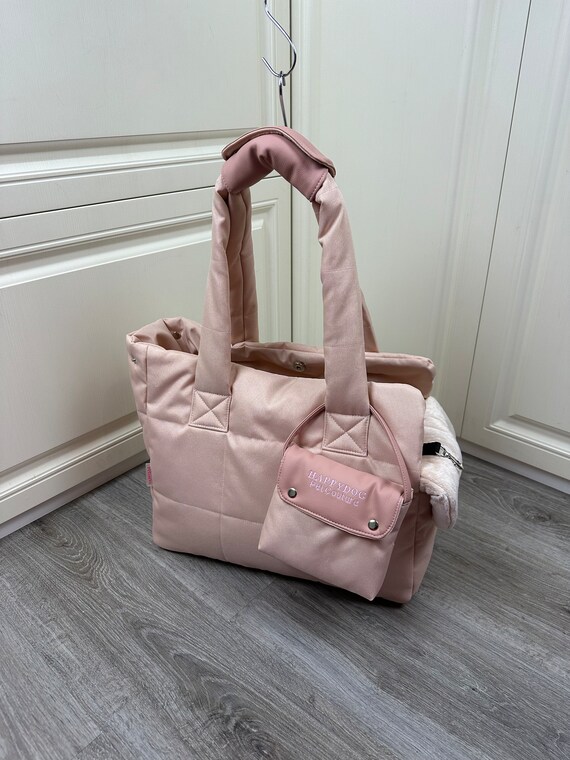 Pet Carry Chanel Dog Carrier Blush Pink Dog Carrier: Small Dog