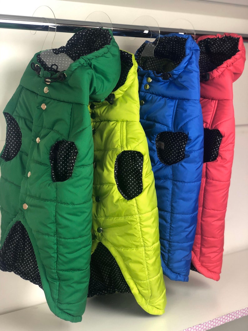 Blush Winter Coat for Dog Faux Down Dog Vest Designer Dog Cost Etsy