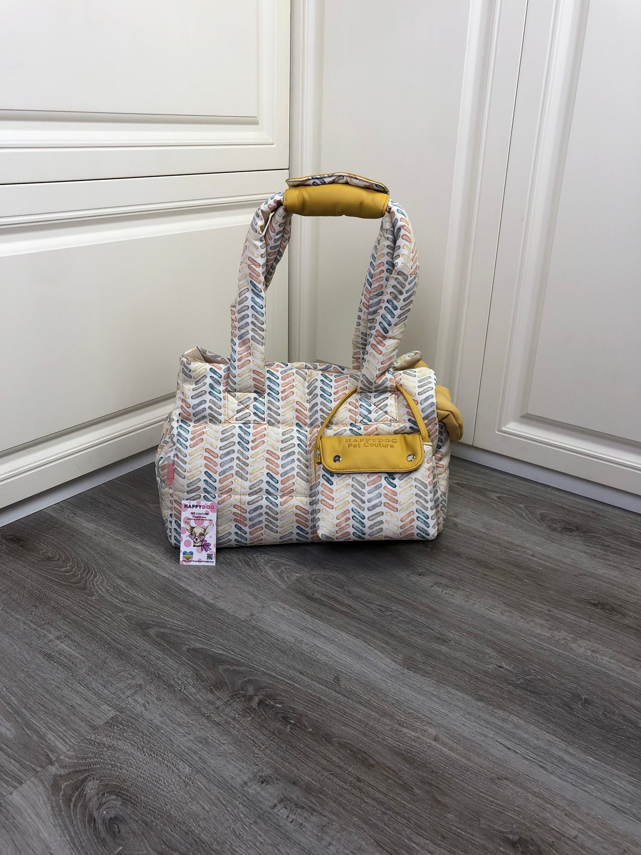 Customized designer dog carrier Bag for small dog bag Puppy Etsy