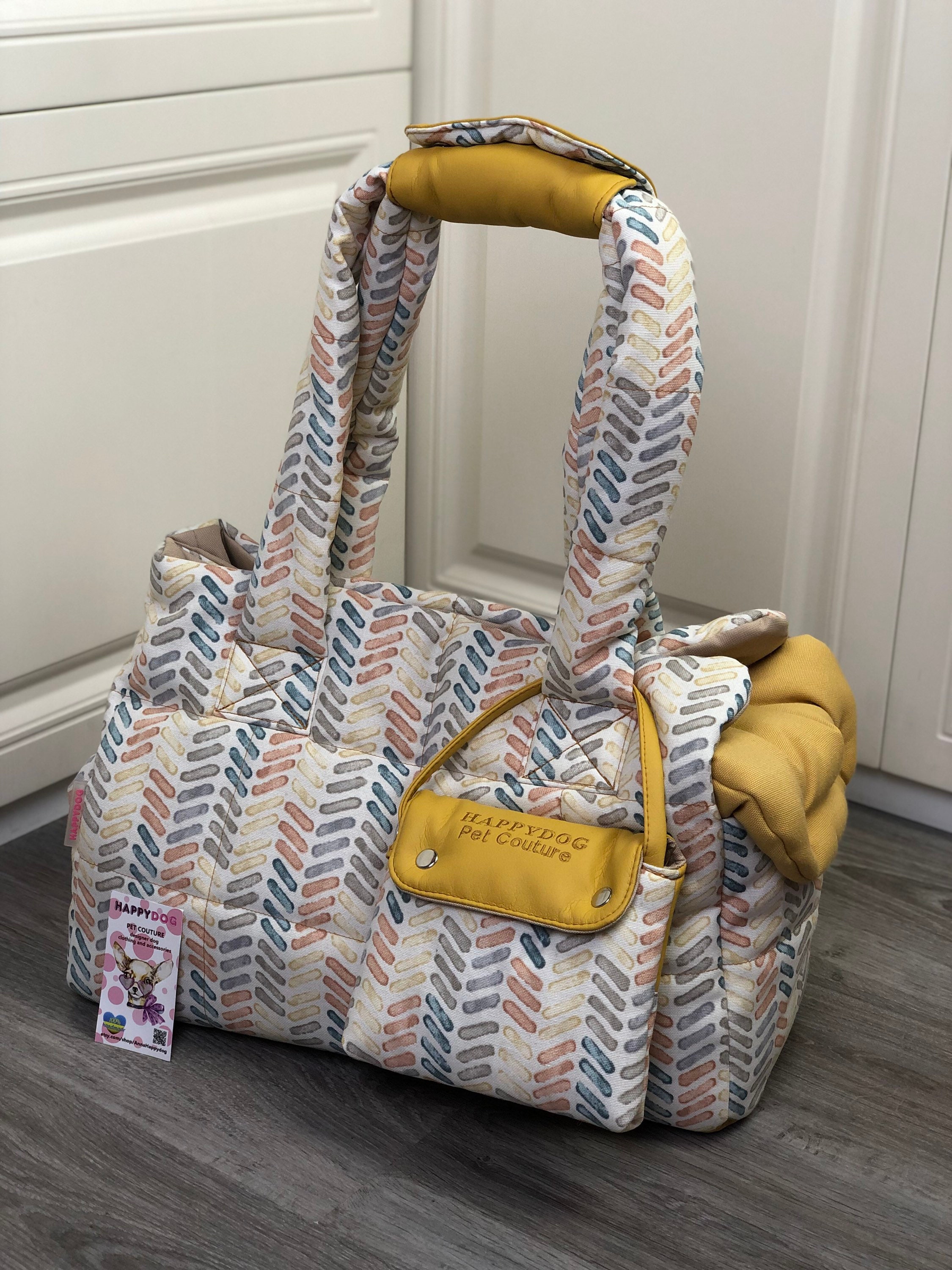 Customized designer dog carrier Bag for small dog bag Puppy Etsy