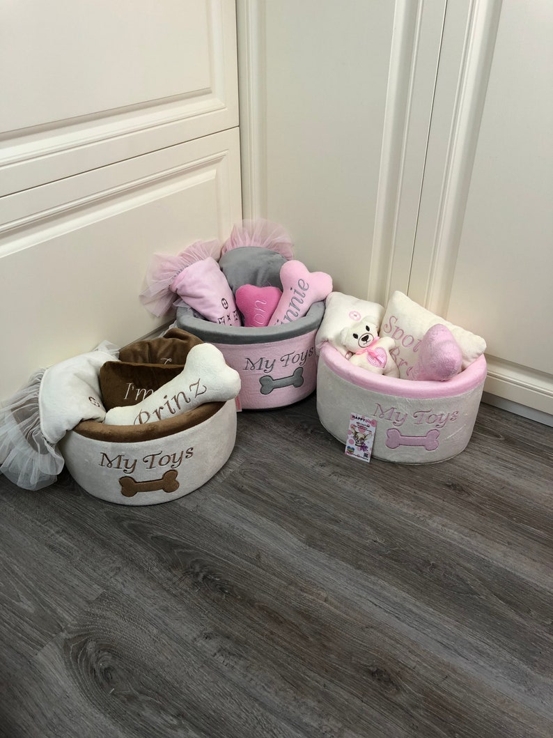 Dog Toy Basket Toy Storage for Dog Cat Toys Basket Etsy