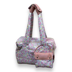 XS size lightweight Flower and blush designer dog carrier for puppy or small dog