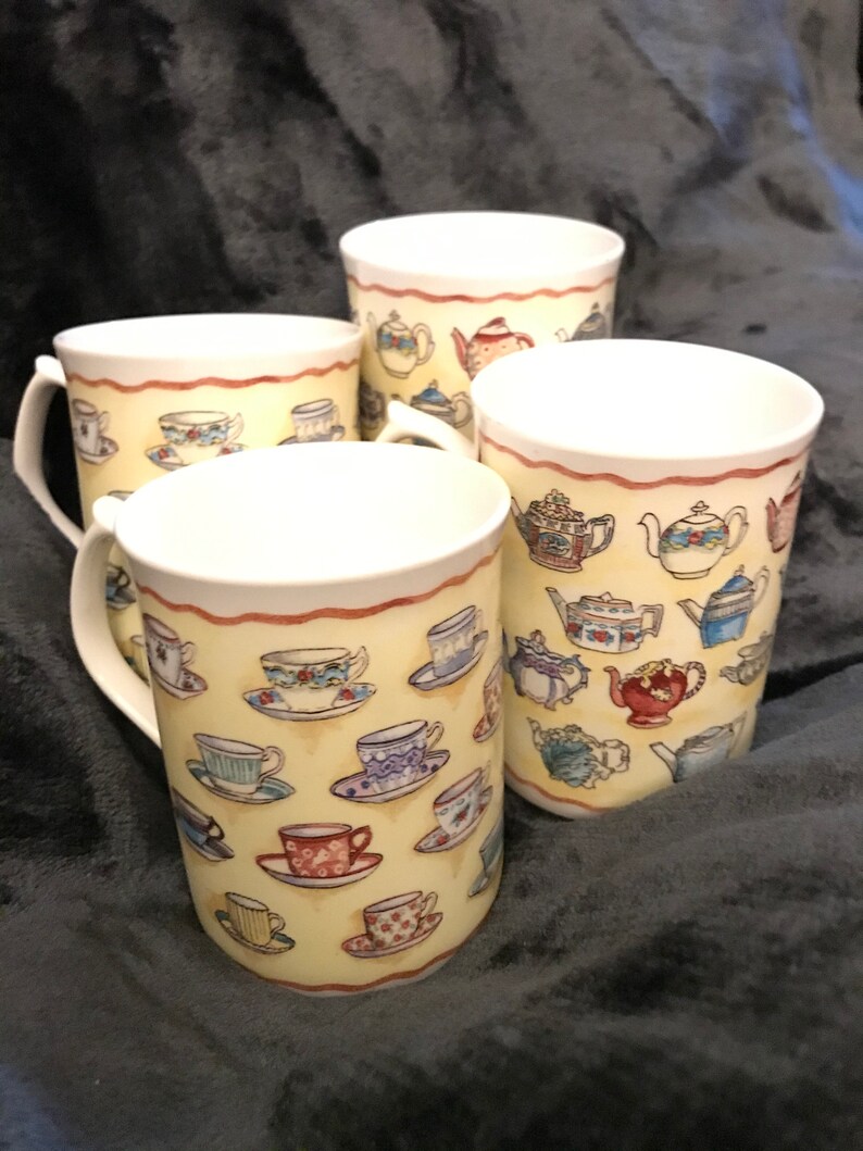 Duchess Fine Bone China Teapot Tea Cup and Saucer Pattern 8 Oz Etsy