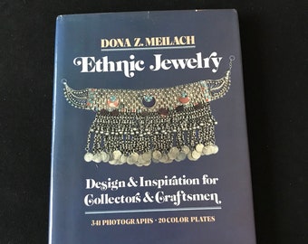 Vintage Ethnic Jewelry Book for Coloectors and Craftsmen, 1981.