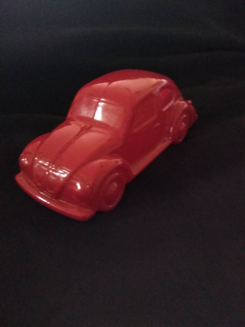 Red Glass Avon Volkswagen Perfume Collectible Bug Car Bottle. Etsy