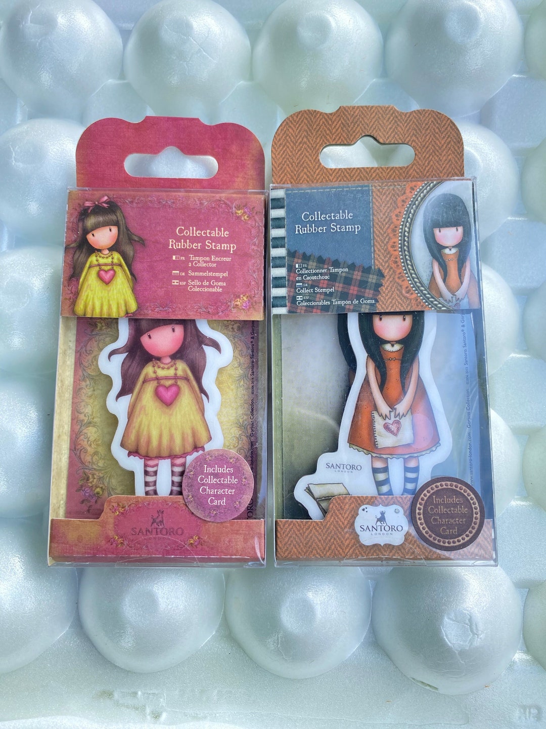 Santoro Gorjuss Girl Mini Collectible Stamps, Heartfelt and I Gave You