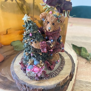 Collectible Very Rare Boyd&#39;s Beers And Friends 1994 , Christmas Figurine.