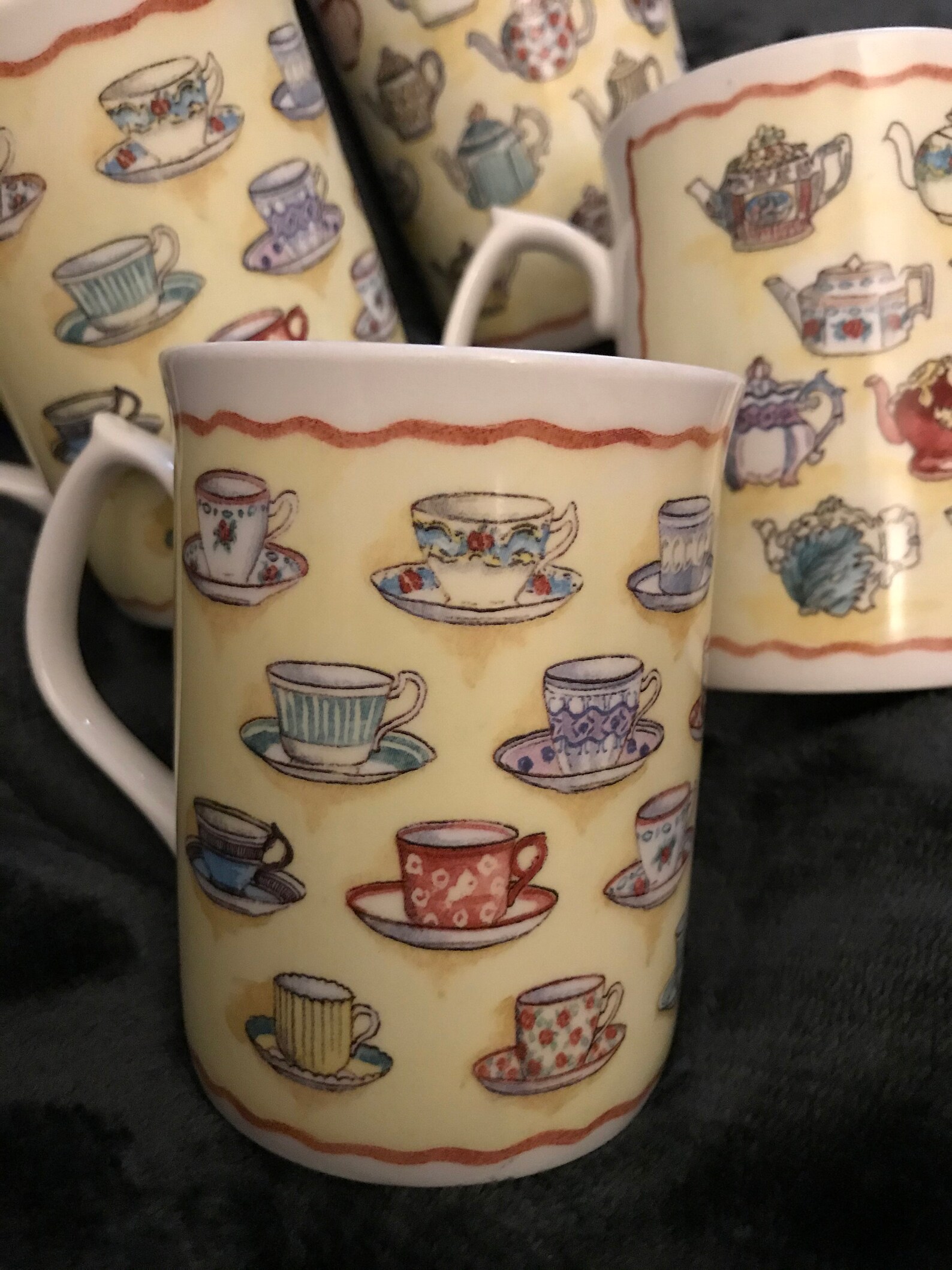 Duchess Fine Bone China Teapot Tea Cup and Saucer Pattern 8 Oz Etsy