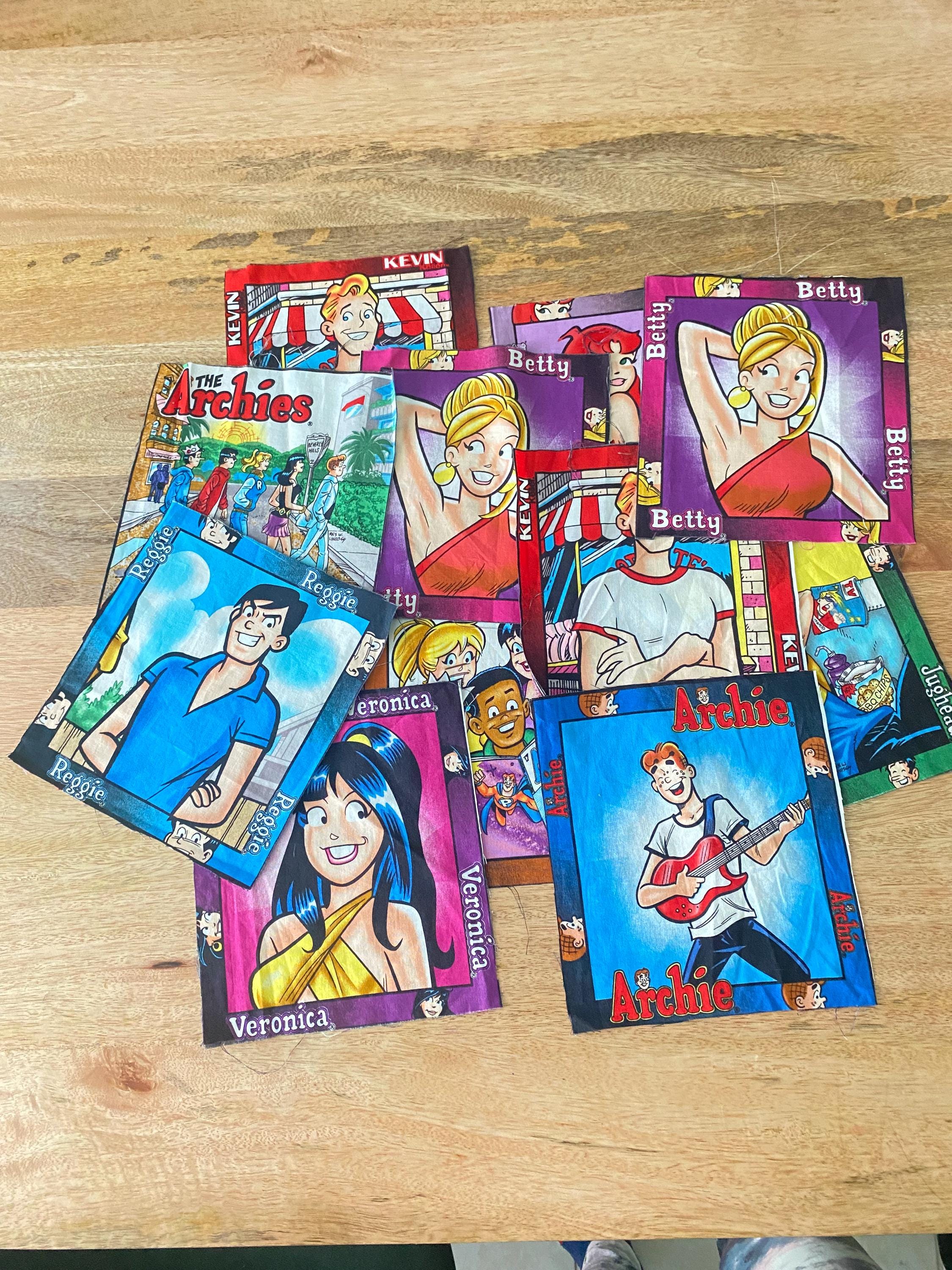 Archie and His Friend Fabric Panels for Craft, 12 Variety Pcs. - Etsy