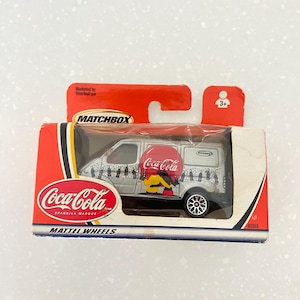 Coca-Cola Cola Matchbox Die Cast Van by Mattel.